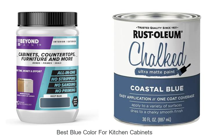 best blue color for kitchen cabinets