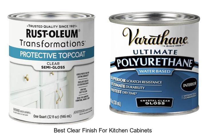 best clear finish for kitchen cabinets