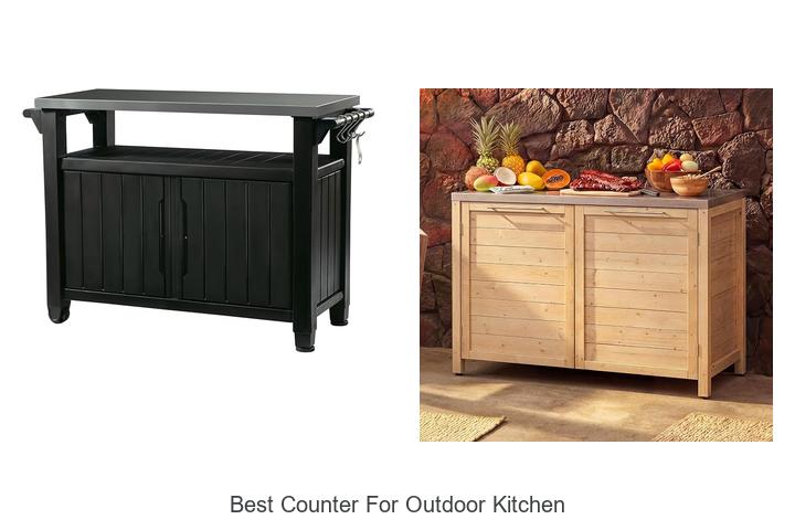 best counter for outdoor kitchen