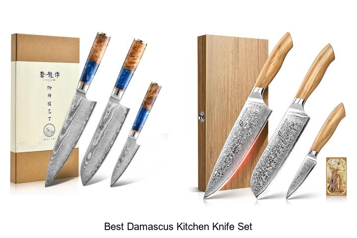 best damascus kitchen knife set