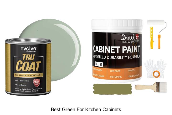 best green for kitchen cabinets