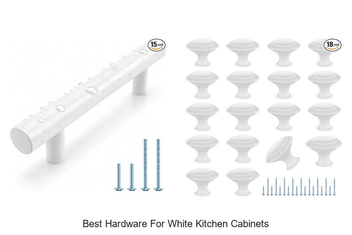 best hardware for white kitchen cabinets