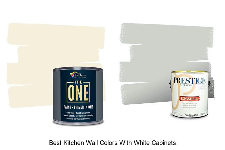 best kitchen wall colors with white cabinets