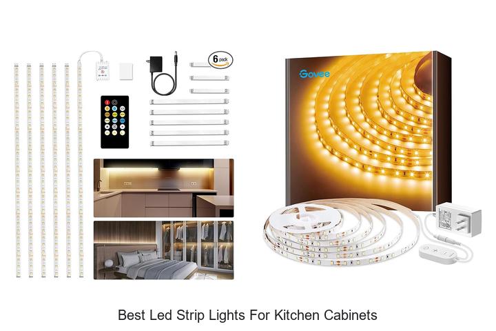 best led strip lights for kitchen cabinets
