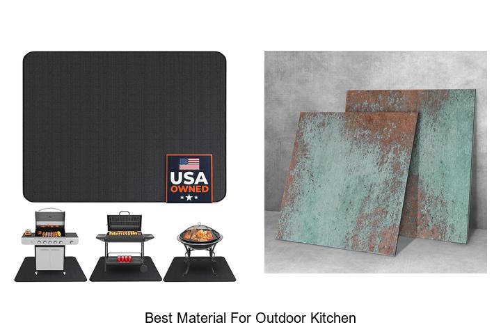 best material for outdoor kitchen