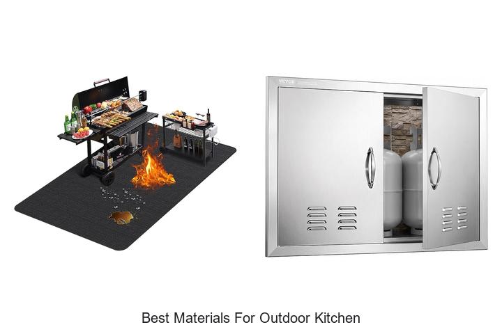 best materials for outdoor kitchen