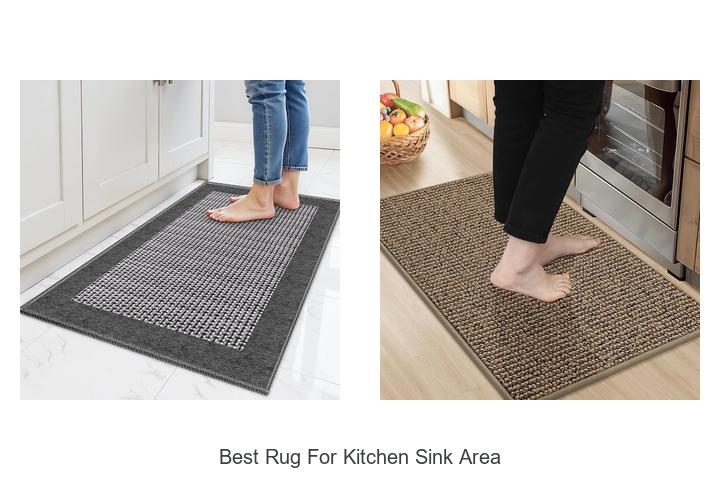 best rug for kitchen sink area