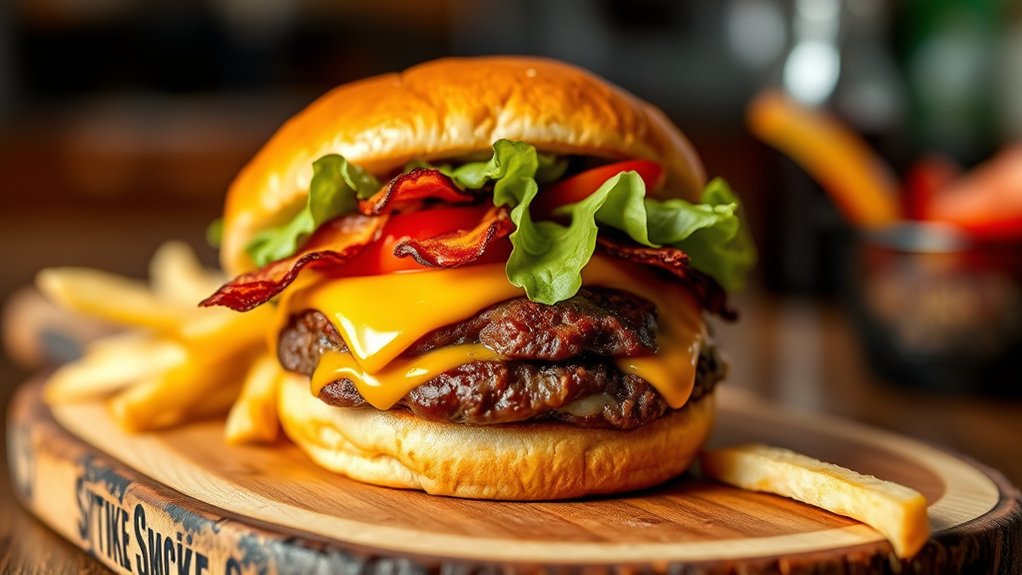 bold smoky bacon burger