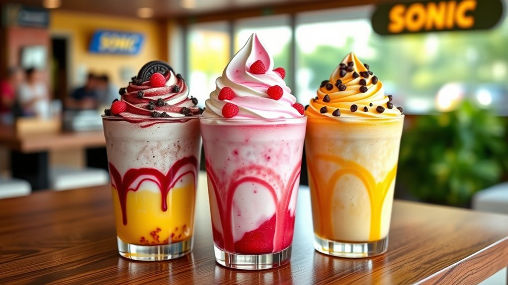 3 Must-Try Sonic Drive Menu Items With Prices 7 creamy mix in dessert options