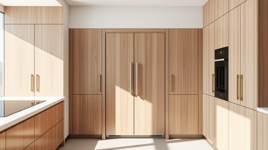 What Is a Built Fridge Cabinet? 5 custom integrated refrigerator enclosure