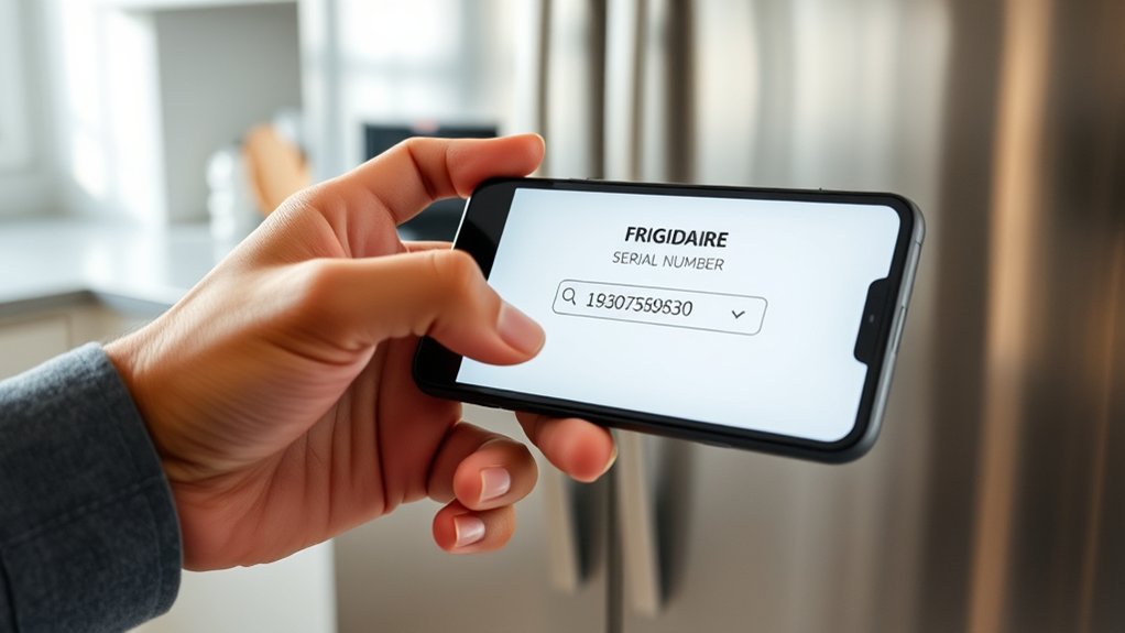 Frigidaire Serial Number Lookup in 3 Easy Steps 6 enter serial number accurately