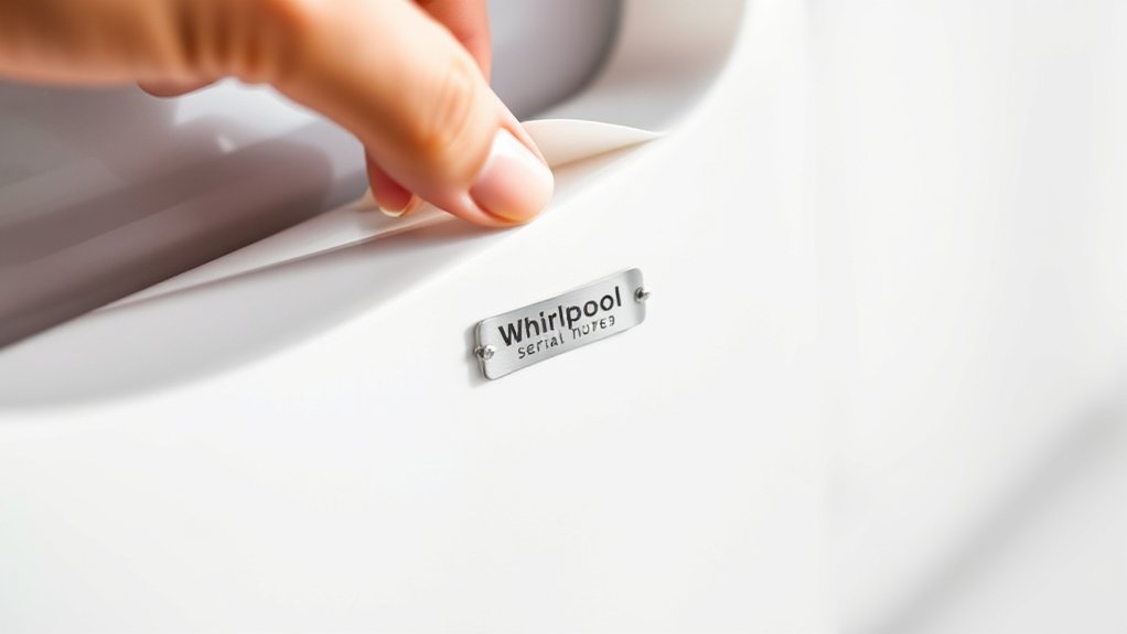 How to Look Up Your Whirlpool Serial Number in 5 Easy Steps 5 find and record appliance data