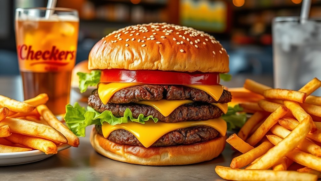 hearty customizable cheeseburger