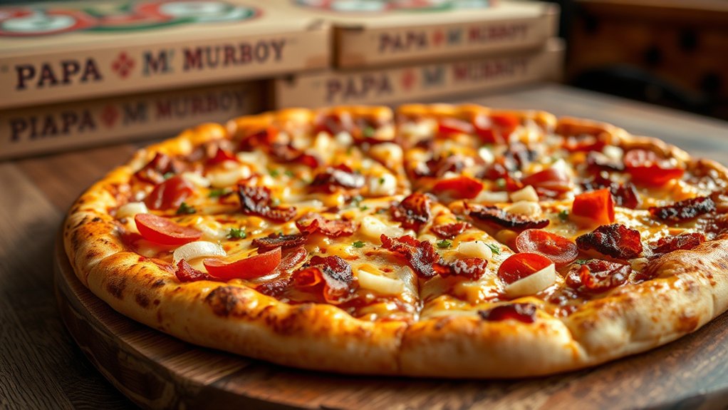 hearty customizable meat pizza