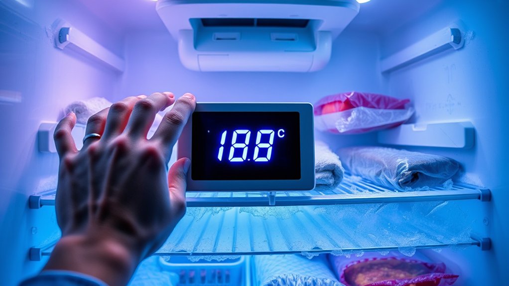 ideal freezer temperature setting