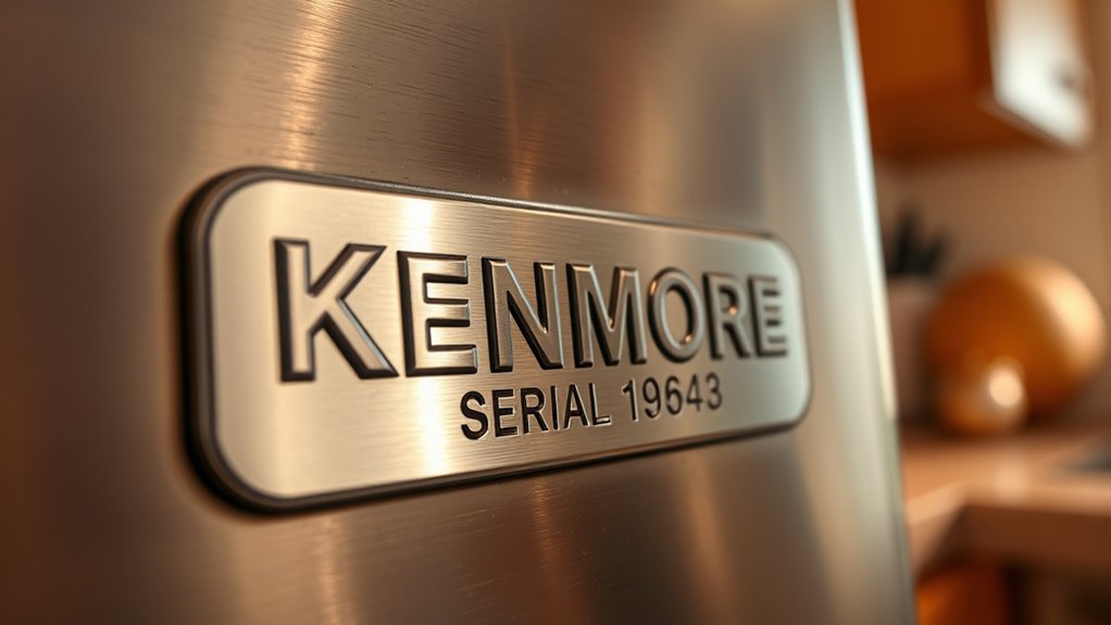 identify appliance manufacturer details