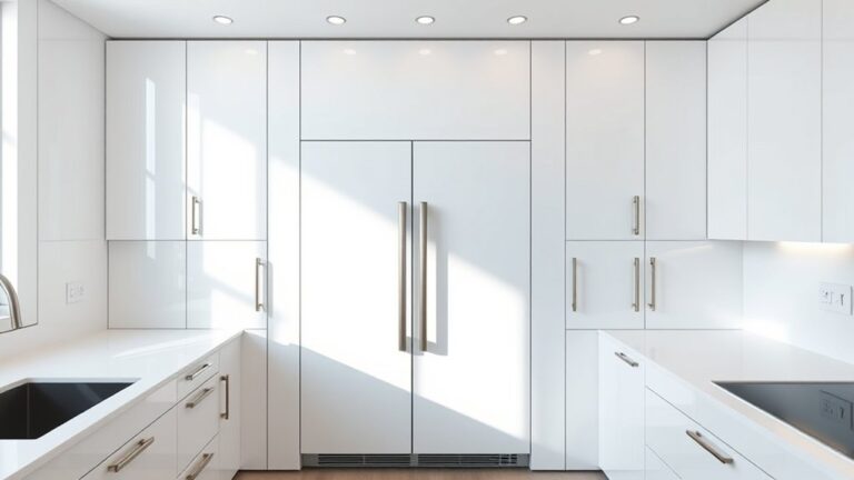 integrated kitchen refrigerator unit