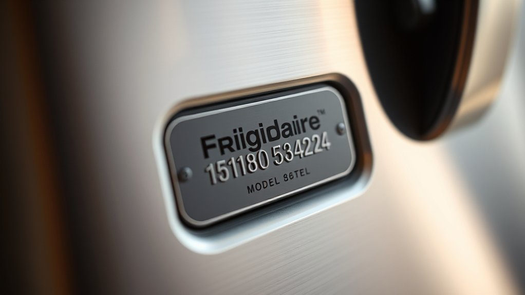 Frigidaire Serial Number Lookup in 3 Easy Steps 5 locate appliance serial label
