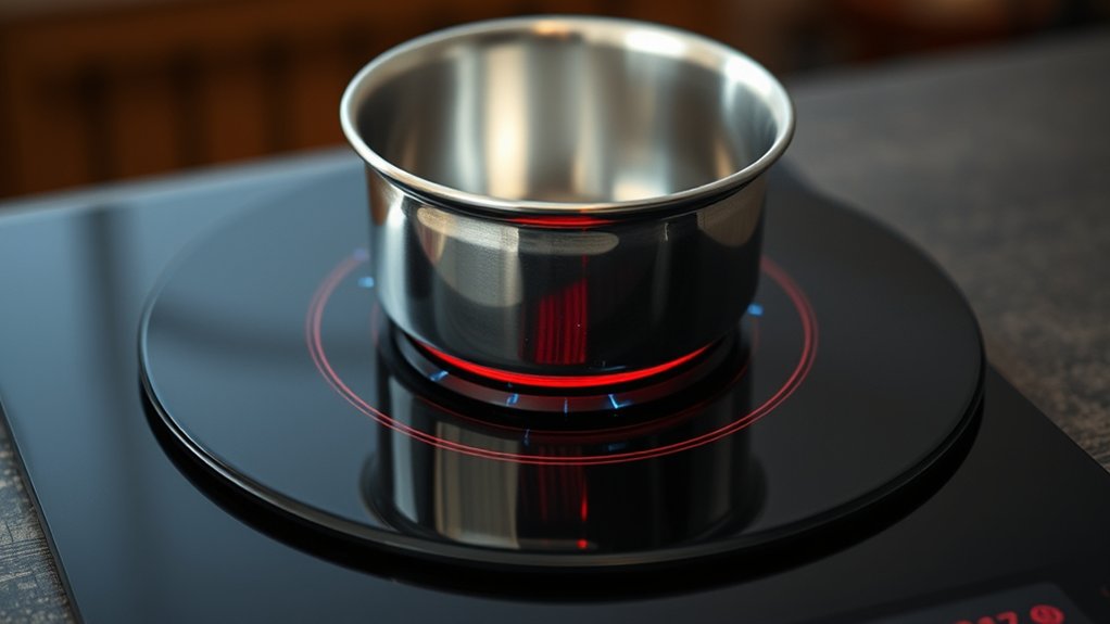 How Does an Induction Hot Plate Work Step by Step 6 magnetic field heats cookware