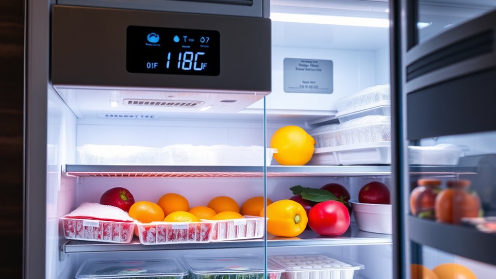 maintain cold organized freezer