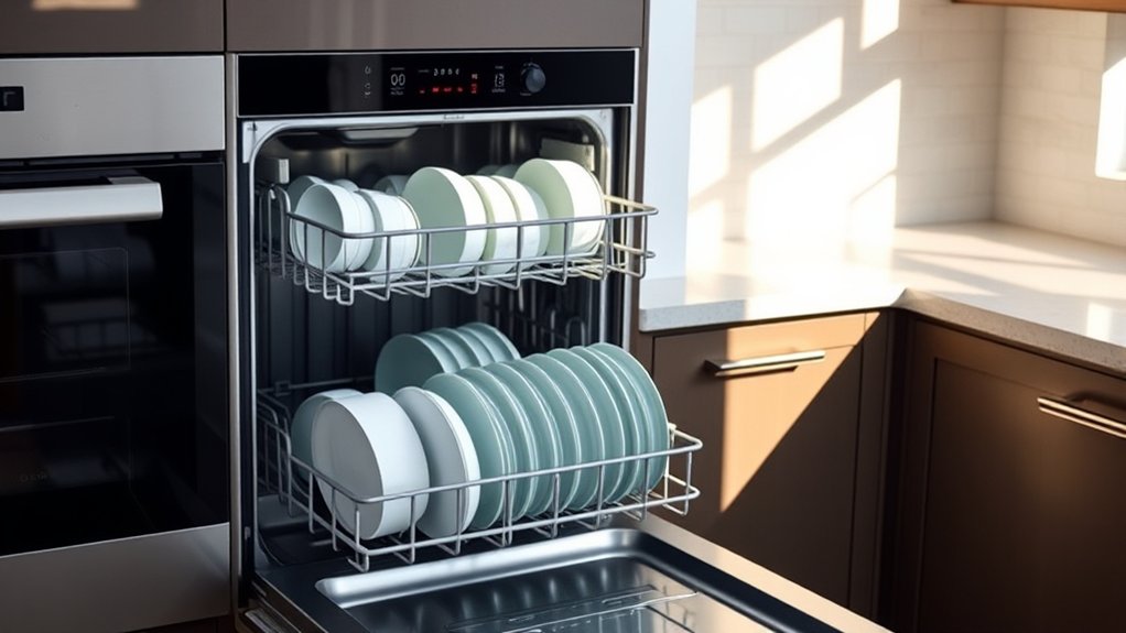 mid range dishwasher feature set