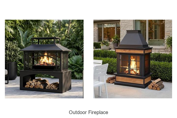 outdoor fireplace