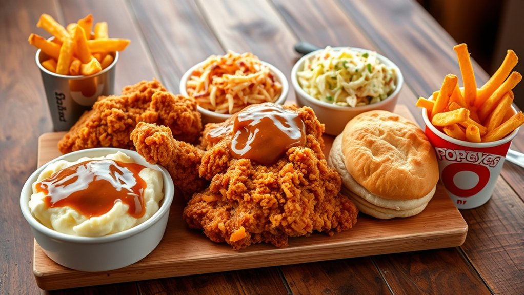 perfect popeyes side pairings