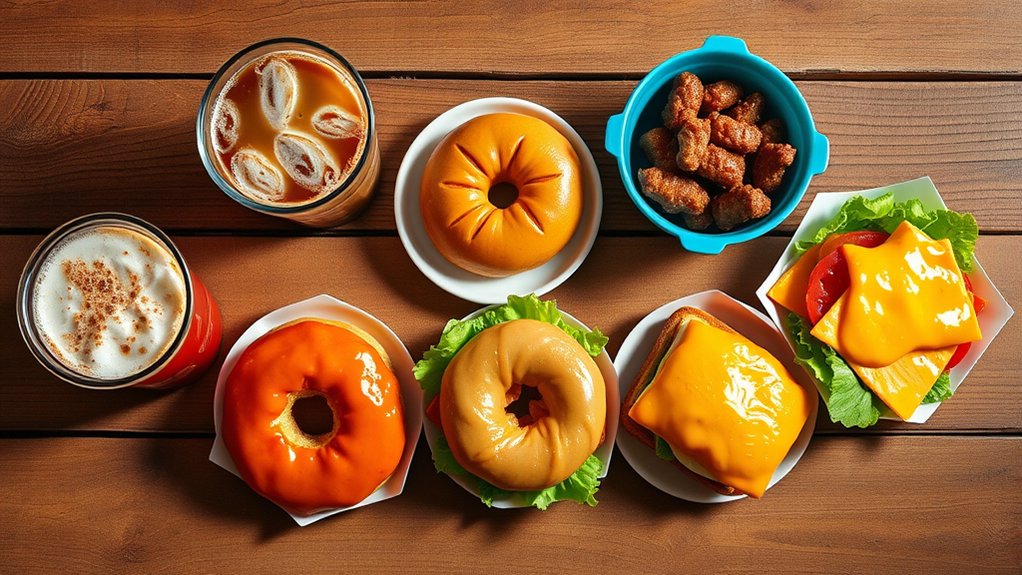 popular dunkin menu items