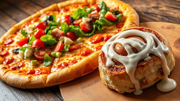popular pizza menu items