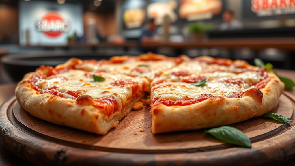 sbarro cheese pizza prices
