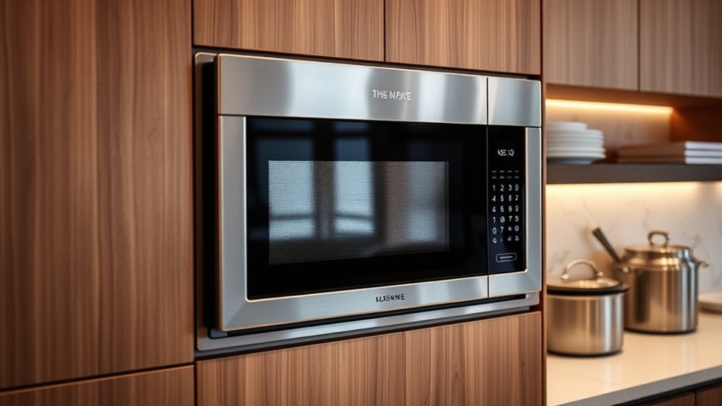 7 Best Built Microwave Ovens for Modern Kitchens 6 sensor detects moisture automatically