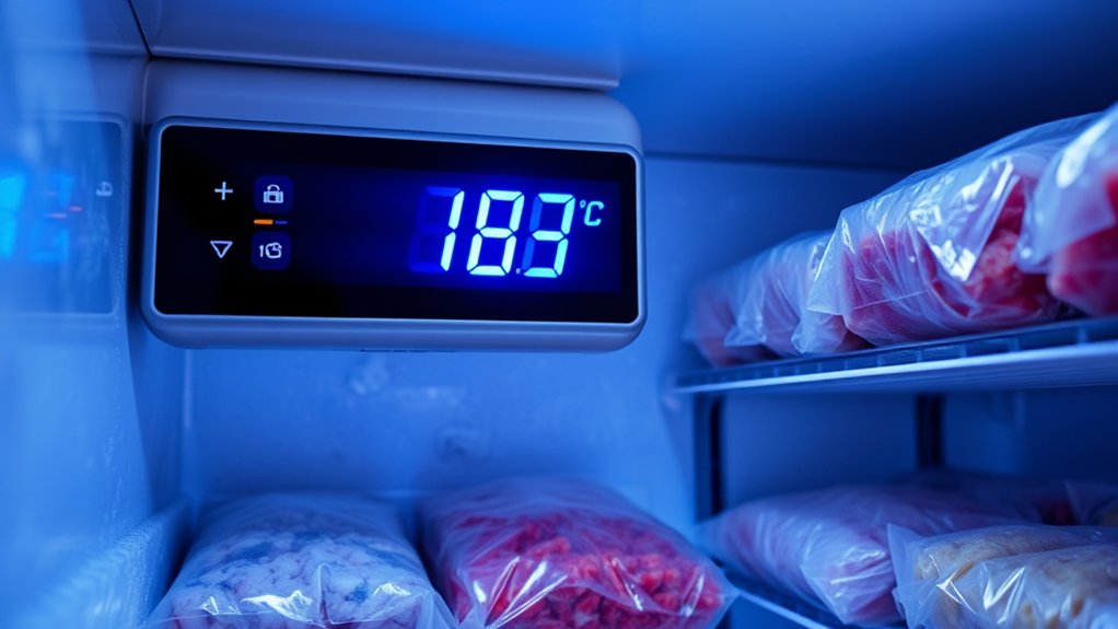 set freezer to 0 f