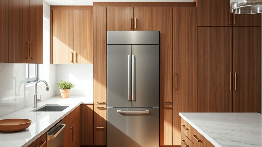sleek functional customizable refrigeration