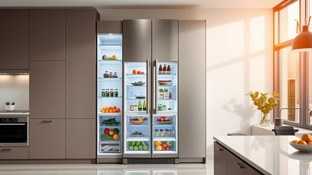 smart organized spacious refrigerator