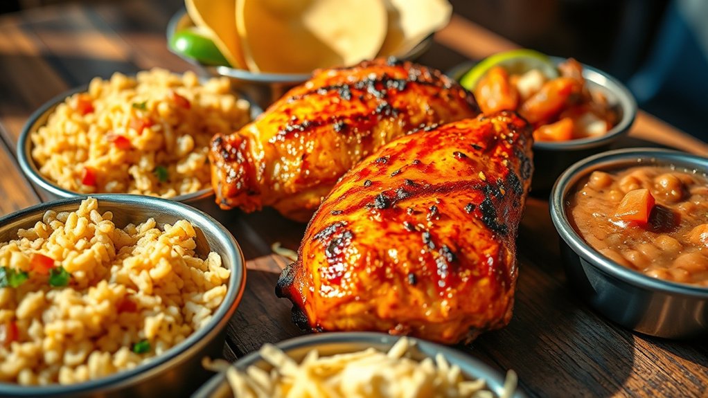 smoky juicy grilled chicken