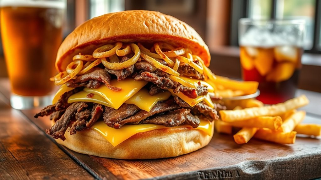 smoky tender cheesy brisket