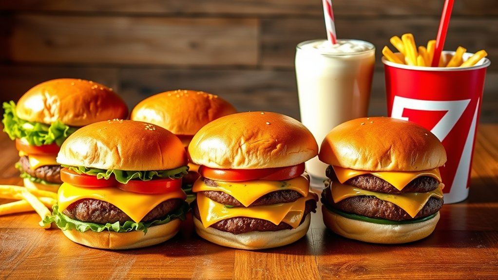 top five menu items in6p8