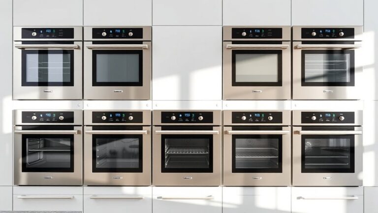 top gas double ovens