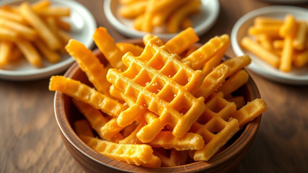 waffle fries sizes prices