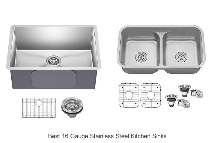 best 16 gauge stainless steel kitchen sinks