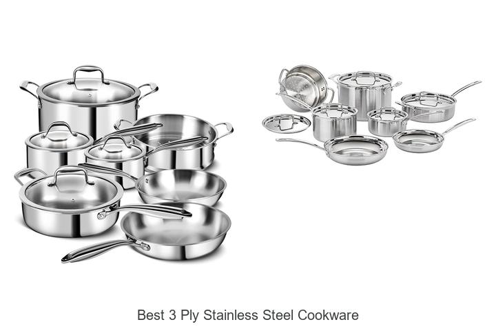 best 3 ply stainless steel cookware