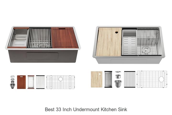 best 33 inch undermount kitchen sink