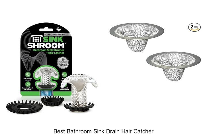 best bathroom sink drain hair catcher