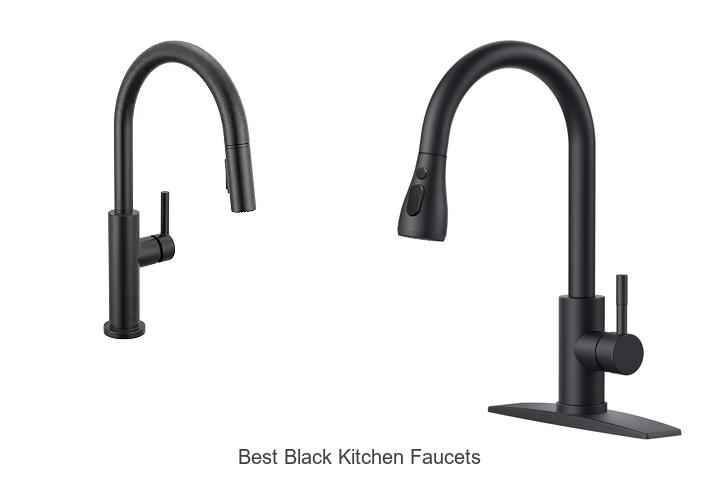best black kitchen faucets