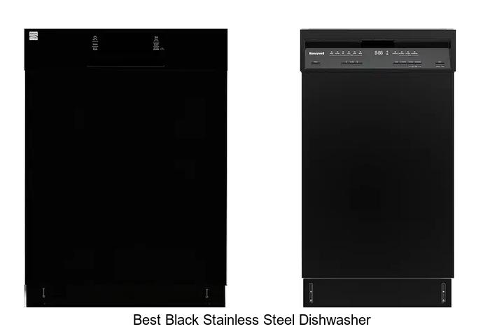 best black stainless steel dishwasher
