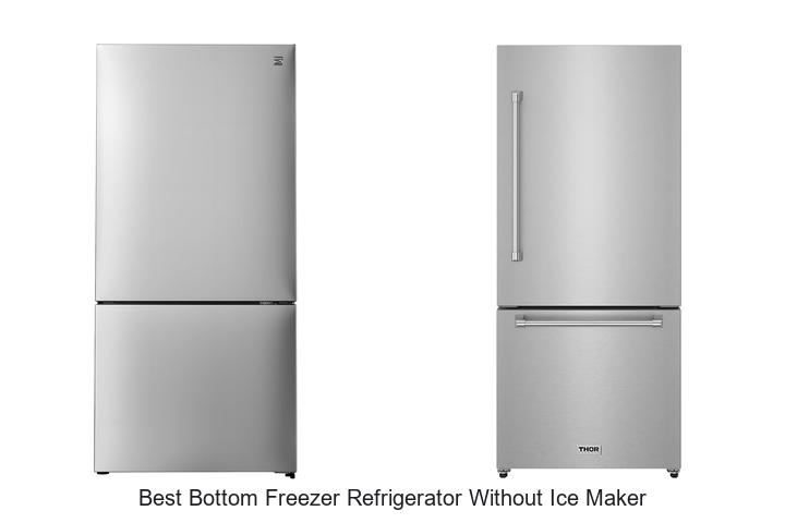 best bottom freezer refrigerator without ice maker