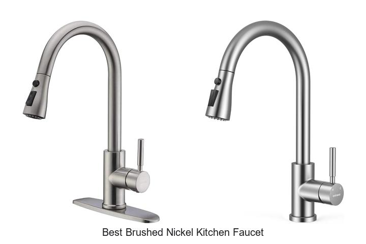 best brushed nickel kitchen faucet