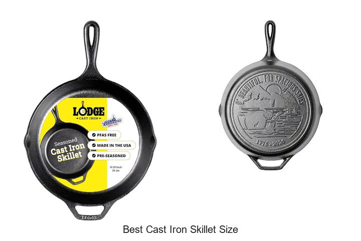 best cast iron skillet size