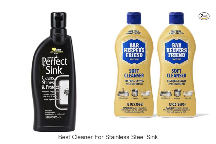 best cleaner for stainless steel sink
