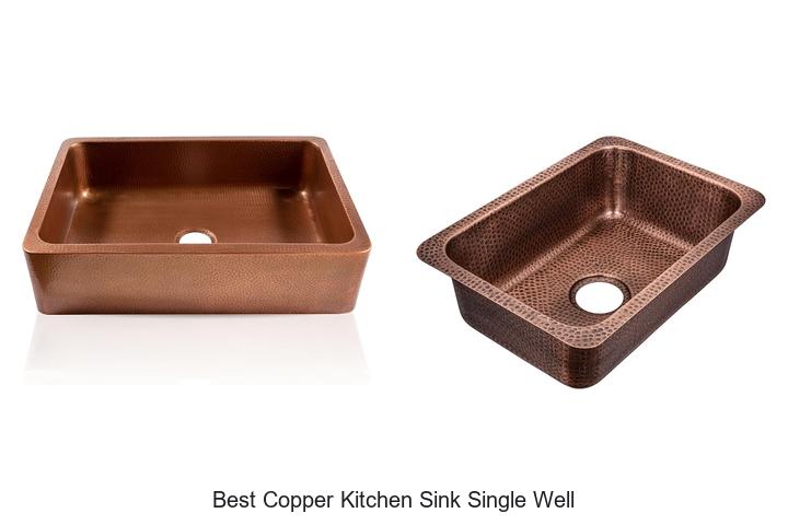best copper kitchen sink single well